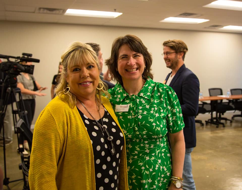 Image of Tammi Ford and Suzy Booker, two of Sky City's board members